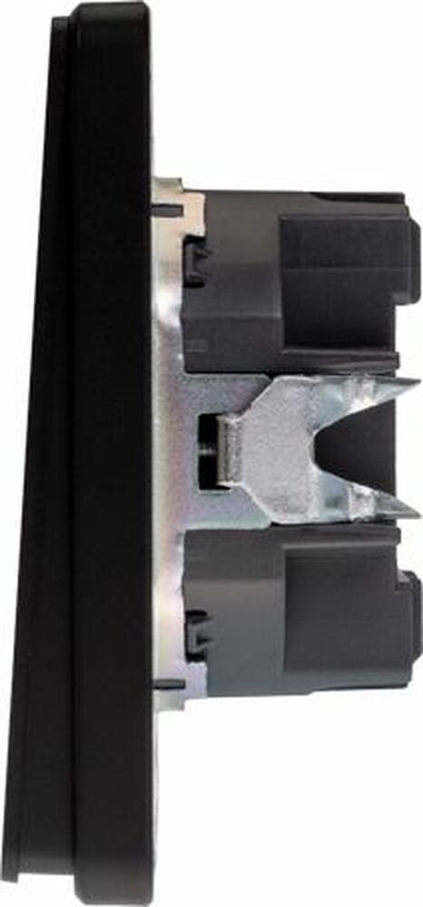 Kranz KR-78-0709-3 Выключатель ROUND 2 кл проходной (переключатель) 10А с/у оникс KRANZ