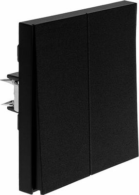 Kranz KR-78-0709-5 Выключатель STRONG 2 кл проходной (переключатель) 10А с/у антрацит KRANZ