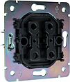 Kranz KR-78-0711-2 Выключатель ROUND 2 кл для жалюзи возвратный 10А с/у титан KRANZ Kranz KR-78-0711-2 Выключатель ROUND 2 кл для жалюзи возвратный 10А с/у титан KRANZ