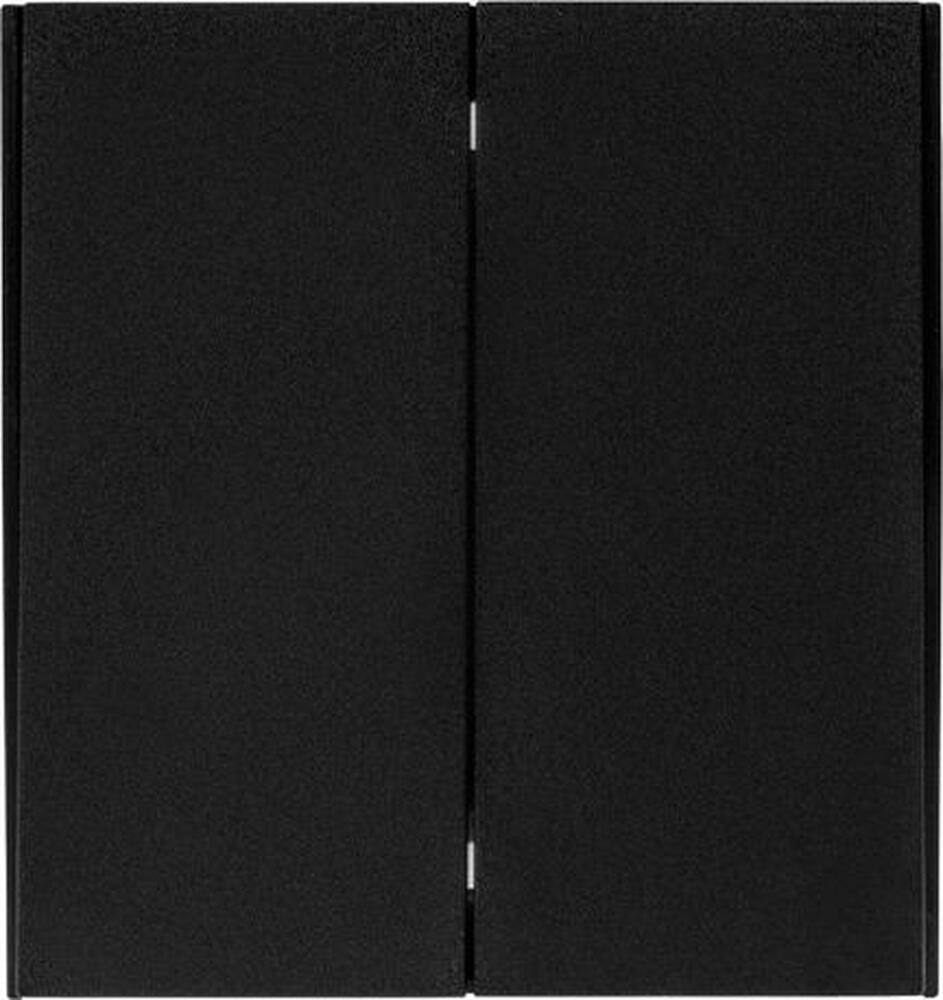 Kranz KR-78-0711-5 Выключатель STRONG 2 кл для жалюзи возвратный 10А с/у антрацит KRANZ