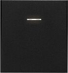 Kranz KR-78-0713-5 Выключатель STRONG 1 кл с подсветкой 10А с/у антрацит KRANZ