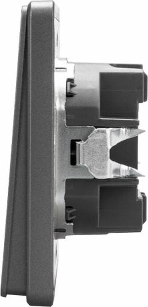 Kranz KR-78-0716-2 Выключатель ROUND 1 кл проходной (переключатель) с подсветкой 10А с/у титан KRANZ