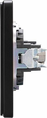 Kranz KR-78-0723-3 Розетка ROUND TV с/у оникс KRANZ