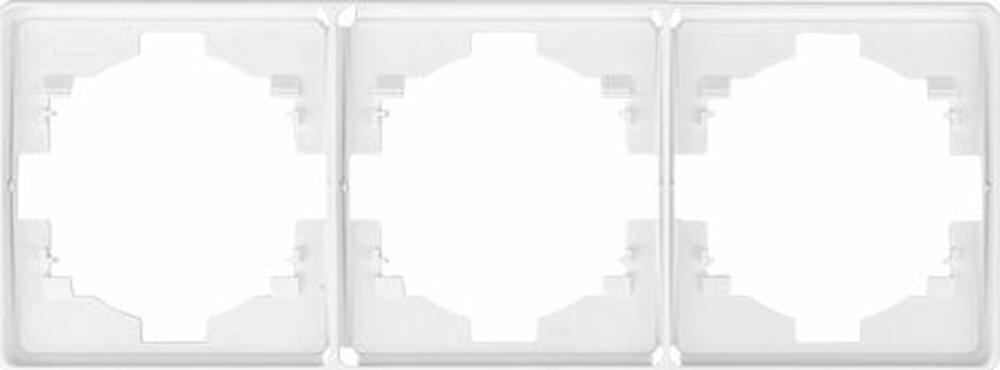 Kranz KR-78-0753-1 Рамка ROUND 3-постовая перламутр KRANZ