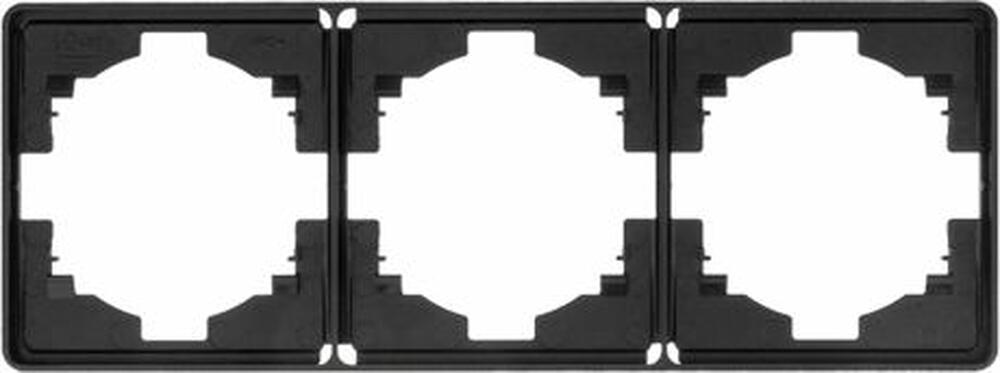 Kranz KR-78-0753-3 Рамка ROUND 3-постовая оникс KRANZ
