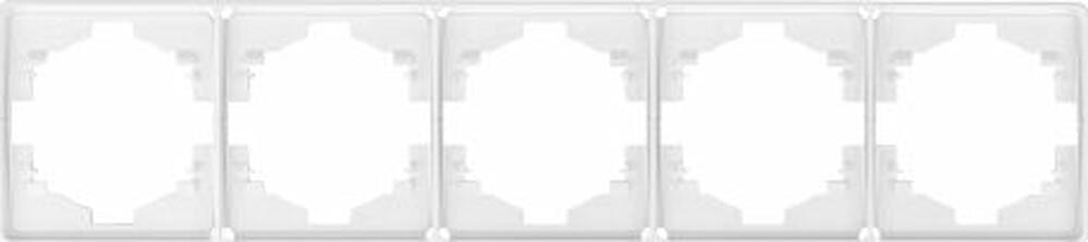 Kranz KR-78-0755-1 Рамка ROUND 5-постовая перламутр KRANZ