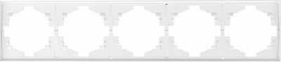 Kranz KR-78-0755-4 Рамка STRONG 5-постовая жемчуг KRANZ