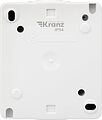 Kranz KR-78-0814 Розетка одноместная (керамика) INDUSTRIAL IP54 с/з, о/у, белая KRANZ