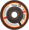 Kranz KR-90-0006 Круг лепестковый торцевой, P60, 115х22,2мм KRANZ