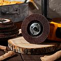 Kranz KR-90-0006 Круг лепестковый торцевой, P60, 115х22,2мм KRANZ