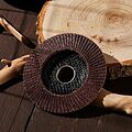 Kranz KR-90-0007 Круг лепестковый торцевой, P80, 115х22,2мм KRANZ