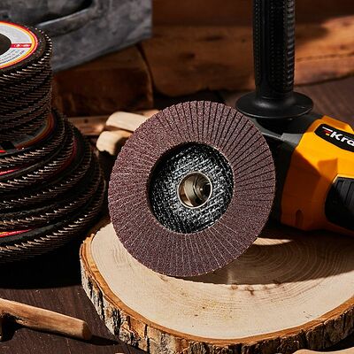 Kranz KR-90-0017 Круг лепестковый торцевой, P120, 125х22,2мм KRANZ