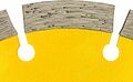 Kranz KR-90-0103 Диск алмазный отрезной сегментный 180x22,2x2,2x10мм KRANZ