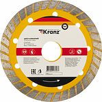 Kranz KR-90-0120 Диск алмазный отрезной Turbo 115x22,2x2,4x10мм KRANZ