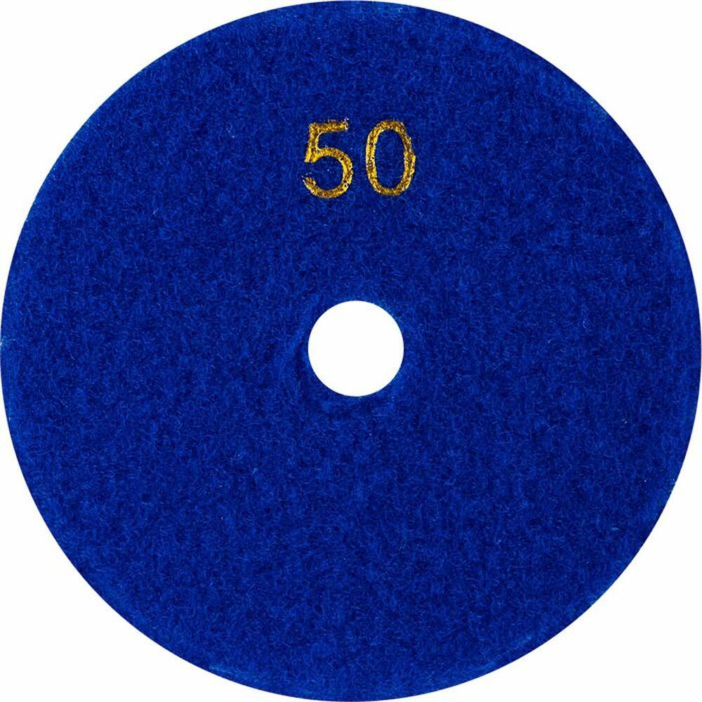 Kranz KR-90-0301 Круг алмазный гибкий шлифовальный Черепашка 100мм, P50, сухое/мокрое шлифование KRANZ
