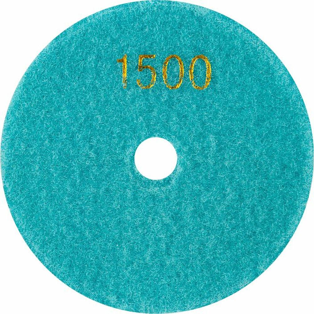 Kranz KR-90-0306 Круг алмазный гибкий шлифовальный Черепашка 100мм, P1500, сухое/мокрое шлифование KRANZ