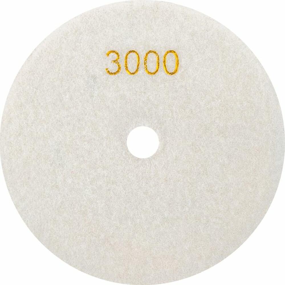 Kranz KR-90-0314 Круг алмазный гибкий шлифовальный Черепашка 125мм, P3000, сухое/мокрое шлифование KRANZ