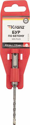 Kranz KR-91-0028 Бур по бетону 4x110x50мм SDS PLUS KRANZ