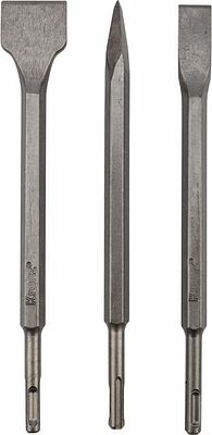 Kranz KR-91-0430 Набор зубил для перфоратора SDS PLUS, 3 предмета KRANZ