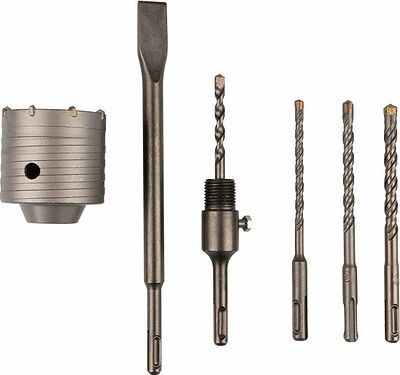 Kranz KR-91-0431 Набор для установки подрозетников SDS PLUS, 5 предметов KRANZ