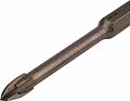 Kranz KR-91-0648 Сверло по стеклу и керамике 5 мм, 4 грани, шестигранный хвостовик Kranz