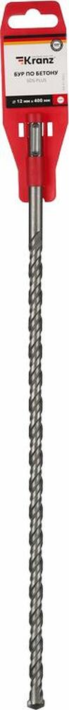 Kranz KR-91-0852 Бур по бетону 12x400x340мм, SDS PLUS KRANZ