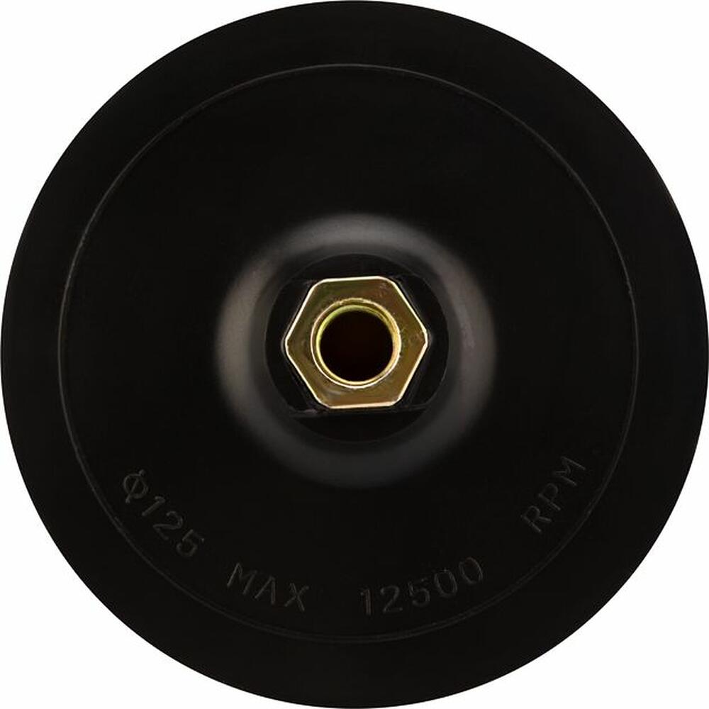 Kranz KR-91-1181 Насадка для дрели и УШМ с липучкой и адаптером, 125мм, 5мм, мягкая KRANZ