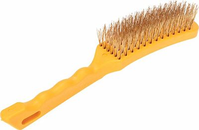 Kranz KR-91-1237 Щетка по металлу с пластиковой ручкой 6 ряд. 260 мм Kranz