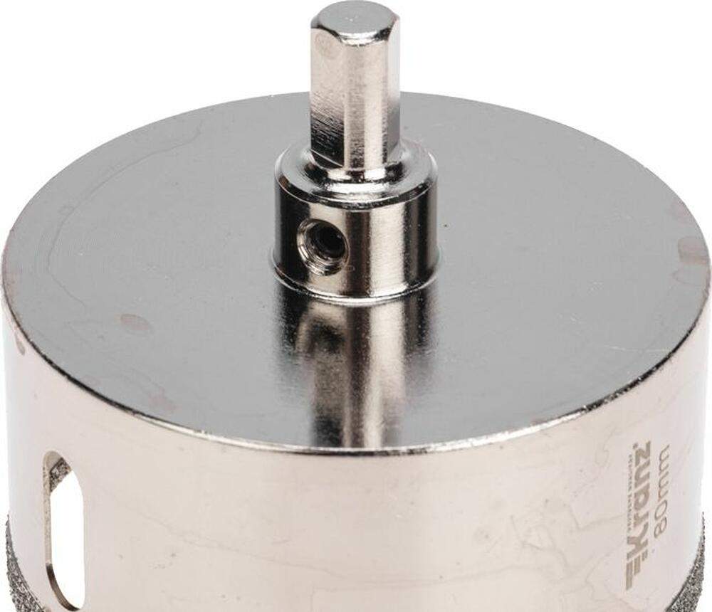 Kranz KR-92-0020 Коронка алмазная 80мм по керамограниту с центровочным сверлом KRANZ