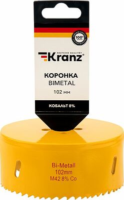Kranz KR-92-0244 Коронка Bimetal 102мм KRANZ