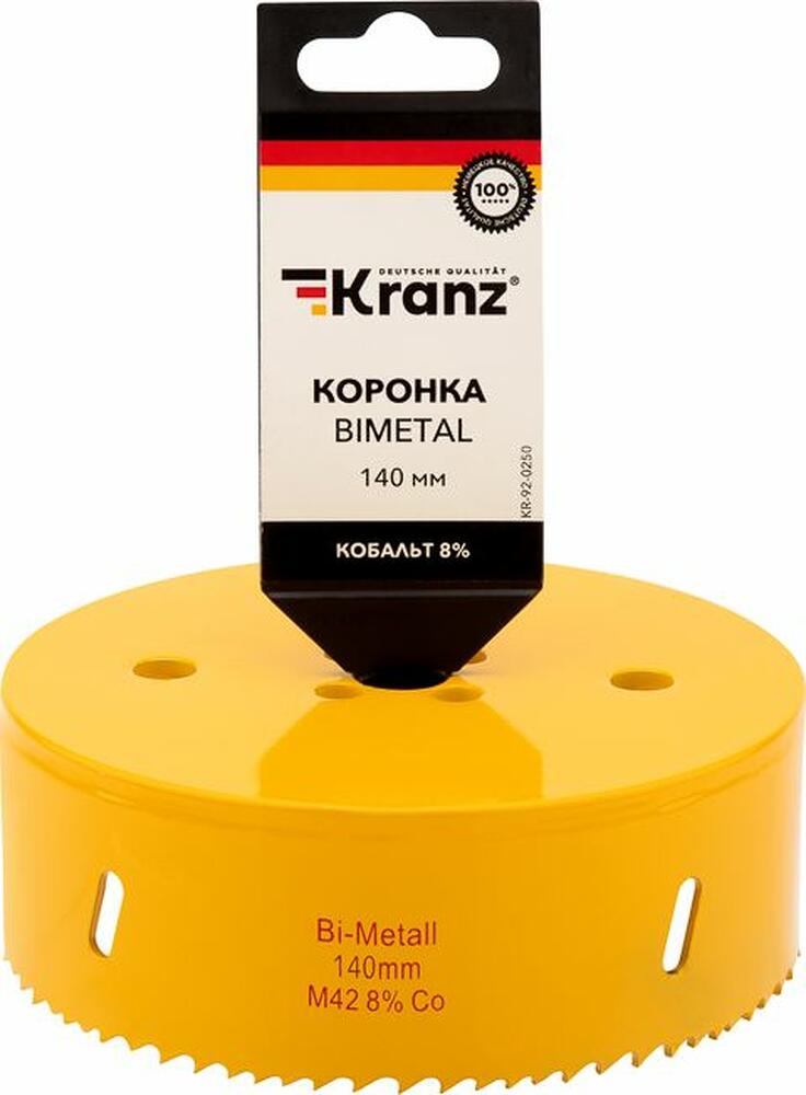 Kranz KR-92-0250 Коронка Bimetal 140мм KRANZ