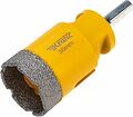 Kranz KR-92-1018 Коронка алмазная профессиональная по керамограниту и железобетону М14, вакуумное спекание, 38мм, для УШМ KRANZ