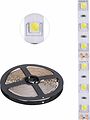 LAMPER 141-2024 Лента светодиодная 12В, SMD5050, 14,4Вт/м, 60 LED/м, 6500К, 10мм, 5м, для БП с клеммами, IP20 LAMPER