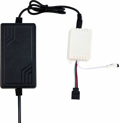 LAMPER 142-402 Комплект светодиодной ленты 5 м с блоком питания и RGB контроллером IP65, свечение RGB LAMPER