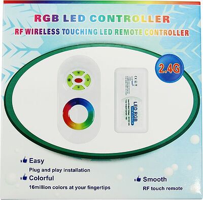 LAMPER 143-103-2 LED RGB контроллер 2.4G (полусенсорное управление) LAMPER