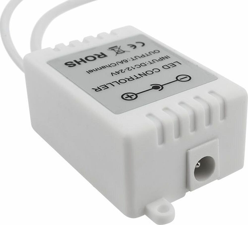 LAMPER 143-106-7 LED контроллер для светодиодной ленты White Mix 12/24 В, 72/144 Вт, 24 кнопки (IR)