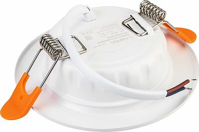 LAMPER 606-1005 Панель светодиодная встраиваемая круглая 6Вт 230В 6500К 420Лм 95мм белая IP20 LAMPER