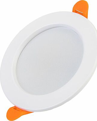 LAMPER 606-1006 Панель светодиодная встраиваемая круглая 9Вт 230В 4000К 630Лм 118мм белая IP20 LAMPER