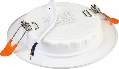 LAMPER 606-1008 Панель светодиодная встраиваемая круглая 12Вт 230В 4000К 960Лм 145мм белая IP20 LAMPER
