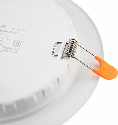 LAMPER 606-1011 Панель светодиодная встраиваемая круглая 18Вт 230В 6500К 1440Лм 185мм белая IP20 LAMPER