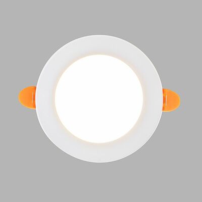 LAMPER 606-1012 Панель светодиодная встраиваемая круглая 24Вт 230В 4000К 1920Лм 220мм белая IP20 LAMPER