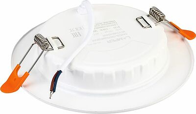 LAMPER 606-1012 Панель светодиодная встраиваемая круглая 24Вт 230В 4000К 1920Лм 220мм белая IP20 LAMPER