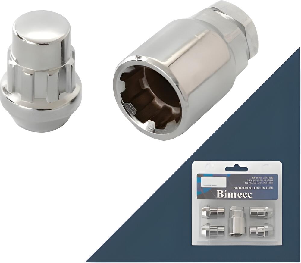 Bimecc Гайка секретная M12x1,25 (32) конус, закрытая цинк 4+1 ключ (ИТАЛИЯ) UM215 BC К2-236920