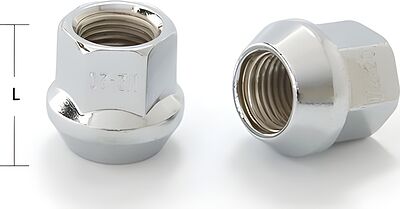 LS Гайка M12x1,25 (21) hex17 конус, открытая CH (КИТАЙ) H-1156 OGS153811