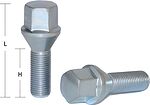 LS Slik Болт M14x1,25 53/28 hex17 конус Цинк S-966-08 LS Slik Болт M14x1,25 53/28 hex17 конус Цинк S-966-08