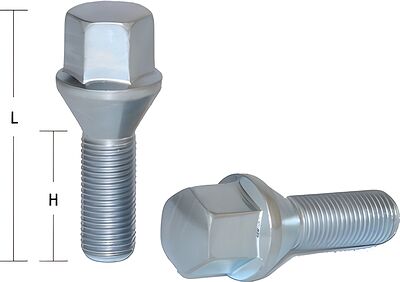LS Slik Болт M14x1,25 53/28 hex17 конус Цинк S-966-08