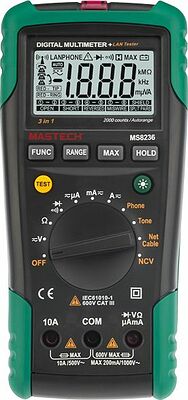 Mastech 13-1223 Профессиональный мультиметр-трассоискатель MS8236 MASCTECH