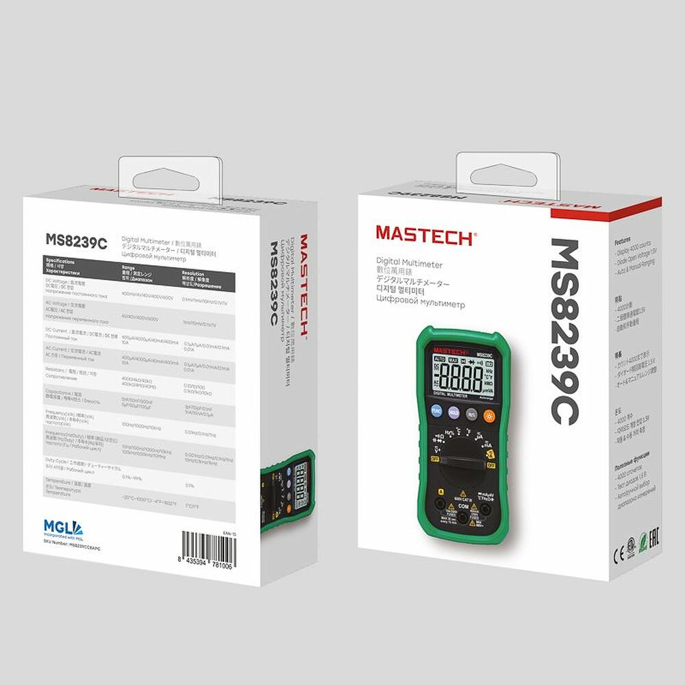 Mastech 13-2020 Профессиональный мультиметр MS8239C MASTECH