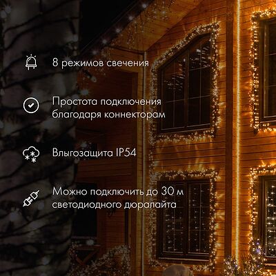 NEON-NIGHT 123-031 Контроллер для наборов трехжильного светодиодного дюралайта 6м и 14м, до 30м