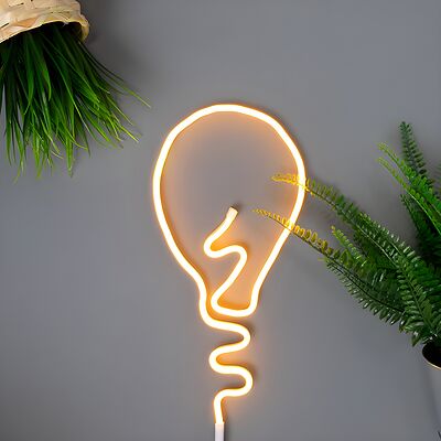 NEON-NIGHT 131-001-1 Набор для создания неоновых фигур NEON-NIGHT Креатив 90 LED, 0.75 м, желтый